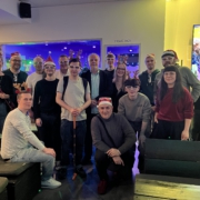 Gruppenbild von der Weihnachtsfeier der sympacon und sympacon Beratungsgesellschaft