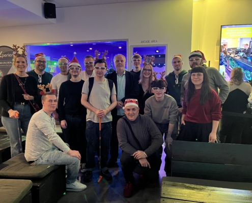 Gruppenbild von der Weihnachtsfeier der sympacon und sympacon Beratungsgesellschaft